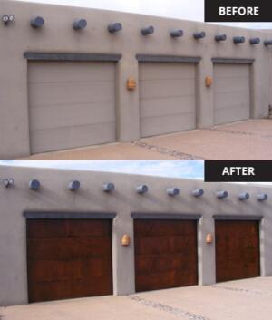 Kaiser Rustic Garage Doors in Pinetop, Arizona